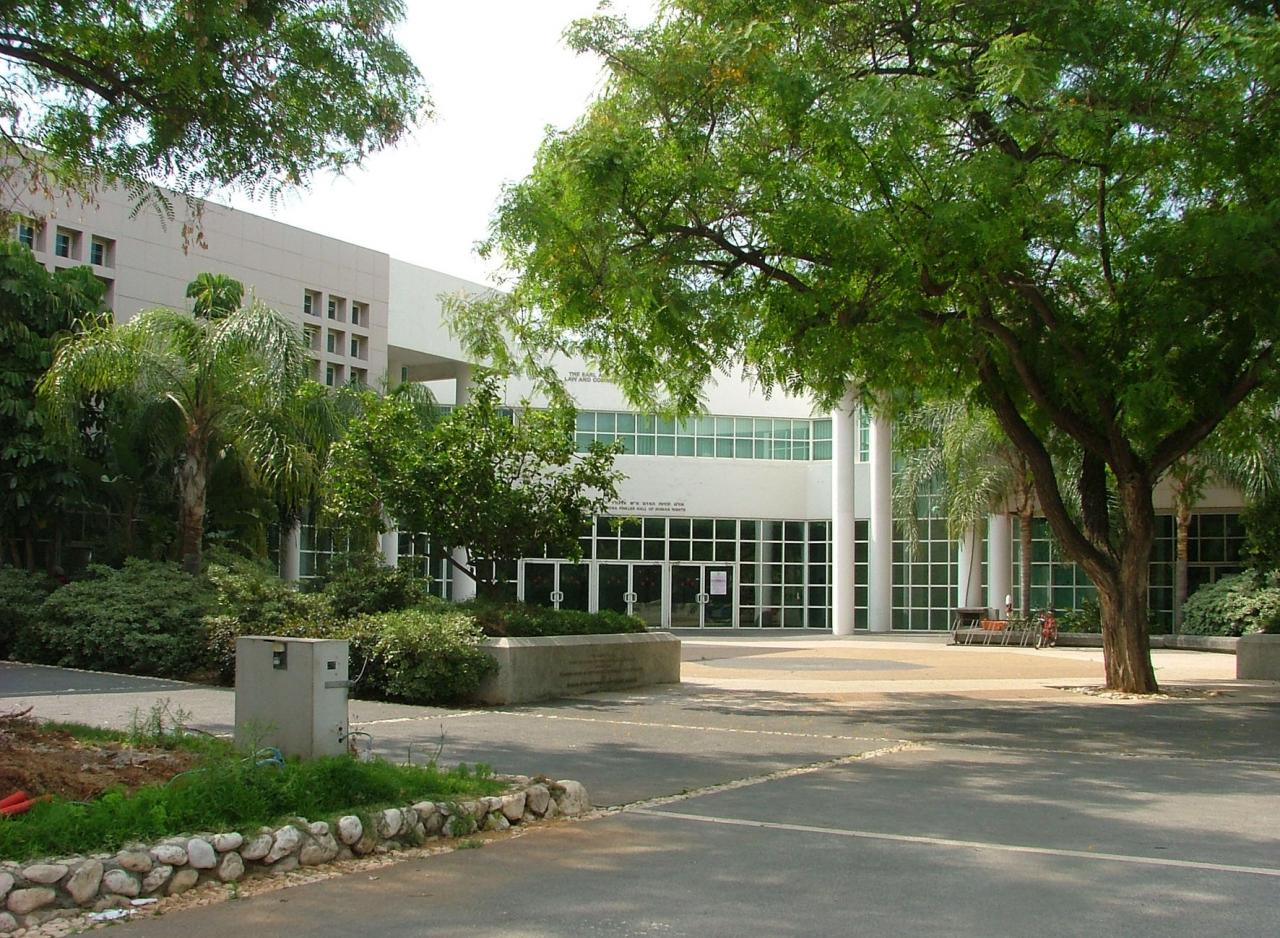 Faculty of Law building - Bar Ilan University